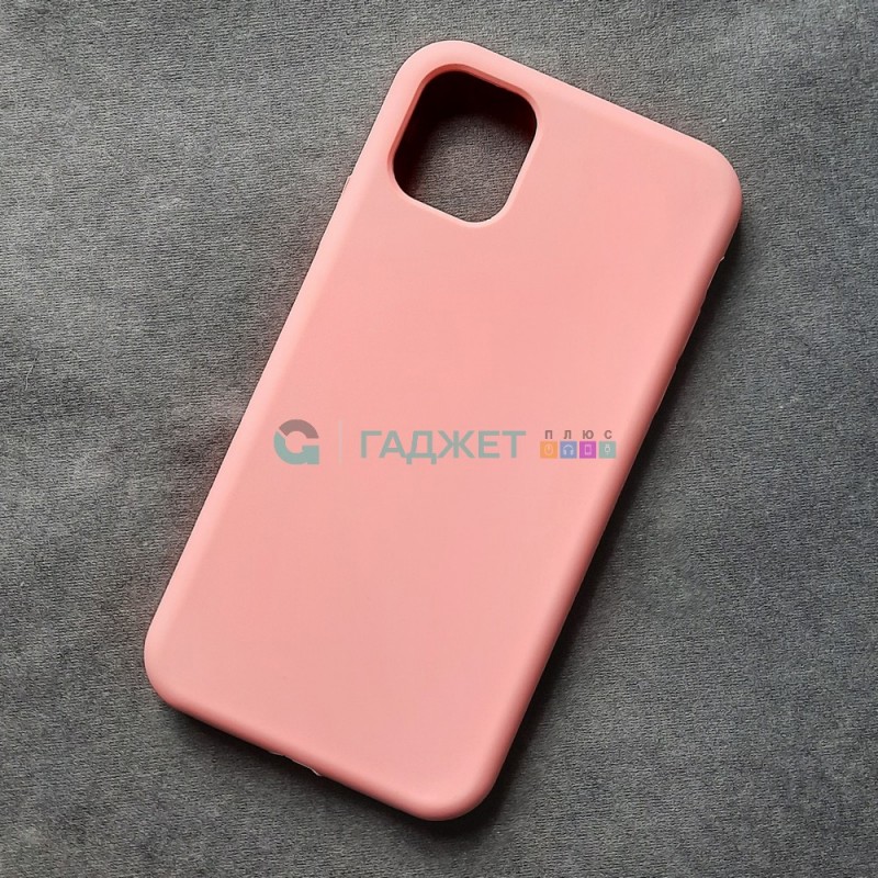 Чехол для iPhone 11, Silicone Case, без лого, цвет 12 - розовый Чехол для iPhone 11, Silicone Case, без лого, цвет 12 - розовый