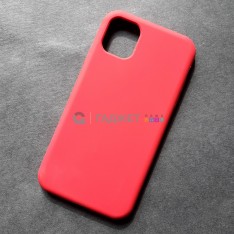 Чехол для iPhone 11, Silicone Case, без лого, цвет 41 - вишневый