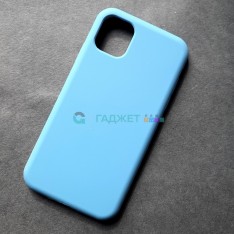 Чехол для iPhone 11, Silicone Case, без лого, цвет 57 - аквамарин