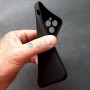 Силиконовый чехол для iPhone 11 Pro, черный