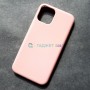 Чехол для iPhone 11 Pro, Silicone Case, без лого, цвет 12 - розовый