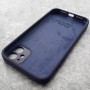 Чехол для iPhone 11 Silicone Case, квадратный, с логотипом, фиолетово-черный Чехол для iPhone 11 Silicone Case, квадратный, с логотипом, фиолетово-черный