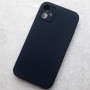 Чехол на iPhone 11, Silicone Case с прямыми гранями, черный Чехол на iPhone 11, Silicone Case с прямыми гранями, черный