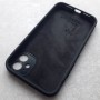 Чехол на iPhone 11, Silicone Case с прямыми гранями, черный Чехол на iPhone 11, Silicone Case с прямыми гранями, черный
