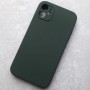 Для смартфона iPhone 11, Silicone Case чехол, прямоугольный, хаки Для смартфона iPhone 11, Silicone Case чехол, прямоугольный, хаки