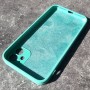Silicone Case для Айфона 11, с квадратными гранями, зелененький