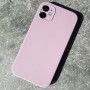 Чехол для телефона iPhone 11 Silicone Case, с квадратными гранями, бледная марсала