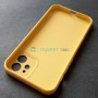 Силиконовый чехол для iPhone 12 / 12 Pro, желтый