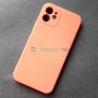 Силиконовый чехол для iPhone 12 / 12 Pro, персик