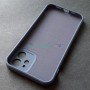 Силиконовый чехол для iPhone 12 / 12 Pro, серо-фиолетовый