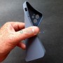 Силиконовый чехол для iPhone 12 / 12 Pro, серо-фиолетовый