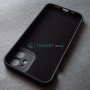 Силиконовый чехол для iPhone 12, черный