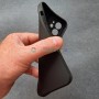 Силиконовый чехол для iPhone 12, черный