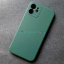 Силиконовый чехол для iPhone 12 / 12 Pro, темно-зеленый
