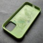 Чехол для iPhone 12 / 12 Pro, Silicone Case, без лого, цвет 1 - лайм