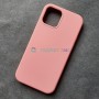 Чехол для iPhone 12 / 12 Pro, Silicone Case, без лого, цвет 12 - розовый