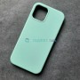 Чехол для iPhone 12 / 12 Pro, Silicone Case, без лого, цвет 17 - ментол