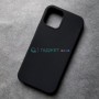 Чехол для iPhone 12 / 12 Pro, Silicone Case, без лого, цвет 18 - черный