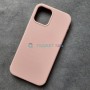 Чехол для iPhone 12 / 12 Pro, Silicone Case, без лого, цвет 19 - бледный персик
