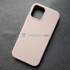 Чехол для iPhone 12 / 12 Pro, Silicone Case, без лого, цвет 23 - серо-коричневый