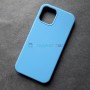 Чехол для iPhone 12 / 12 Pro, Silicone Case, без лого, цвет 24 - голубой