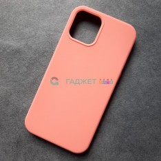 Чехол для iPhone 12 / 12 Pro, Silicone Case, без лого, цвет 27 - морковный