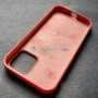 Чехол для iPhone 12 / 12 Pro, Silicone Case, без лого, цвет 27 - морковный