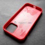 Чехол для iPhone 12 / 12 Pro, Silicone Case, без лого, цвет 41 - вишневый