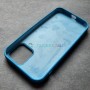 Чехол для iPhone 12 / 12 Pro, Silicone Case, без лого, цвет 42 - синий