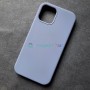 Чехол для iPhone 12 / 12 Pro, Silicone Case, без лого, цвет 50 - бледно синий