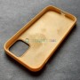 Чехол для iPhone 12 / 12 Pro, Silicone Case, без лого, цвет 55 - желтый