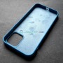 Чехол для iPhone 12 / 12 Pro, Silicone Case, без лого, цвет 57 - аквамарин