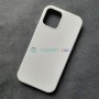 Чехол для iPhone 12 / 12 Pro, Silicone Case, без лого, цвет 9 - белый