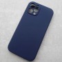 Чехол Silicone Case для iPhone 12 Pro, цвет темно-синий матовый (9JD)