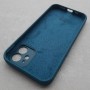 Чехол Silicone Case для iPhone 12, цвет морская волна (39JD)
