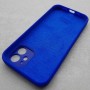 Чехол Silicone Case для iPhone 12, цвет ультрамарин (57JD)