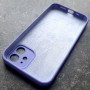Чехол для iPhone 12 Silicone Case, с логотипом, сирень