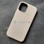 Чехол для iPhone 12 Mini, Silicone Case, без лого, цвет 10 - серо-бежевый
