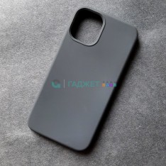 Чехол для iPhone 12 Mini, Silicone Case, без лого, цвет 15 - графитовый