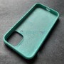 Чехол для iPhone 12 Mini, Silicone Case, без лого, цвет 21 - темный ментол