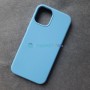 Чехол для iPhone 12 Mini, Silicone Case, без лого, цвет 57 - аквамарин