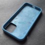 Чехол для iPhone 12 Mini, Silicone Case, без лого, цвет 57 - аквамарин