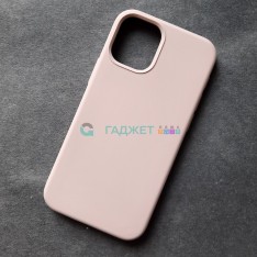 Чехол для iPhone 12 Mini, Silicone Case, без лого, цвет 7 - темно-бежевый
