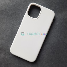 Чехол для iPhone 12 Mini, Silicone Case, без лого, цвет 9 - белый