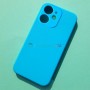 Чехол для iPhone 12 Mini, Silicone Case, цвет 16 яркий аквамарин