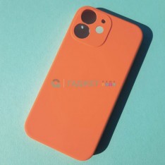 Чехол для iPhone 12 Mini, Silicone Case, цвет 59 оранжевый