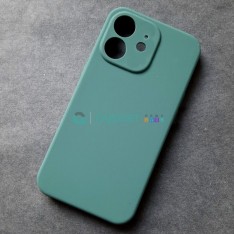 Чехол для iPhone 12 Mini, Silicone Case, цвет Original Green