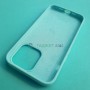 Чехол для iPhone 12 Mini, Silicone Case, цвет 17 ментол