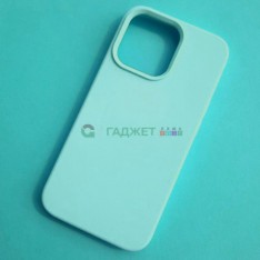 Чехол для iPhone 12 Mini, Silicone Case, цвет 17 ментол