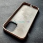 Чехол для iPhone 12 Pro Max, Silicone Case, без лого, цвет 10 - серо-бежевый
